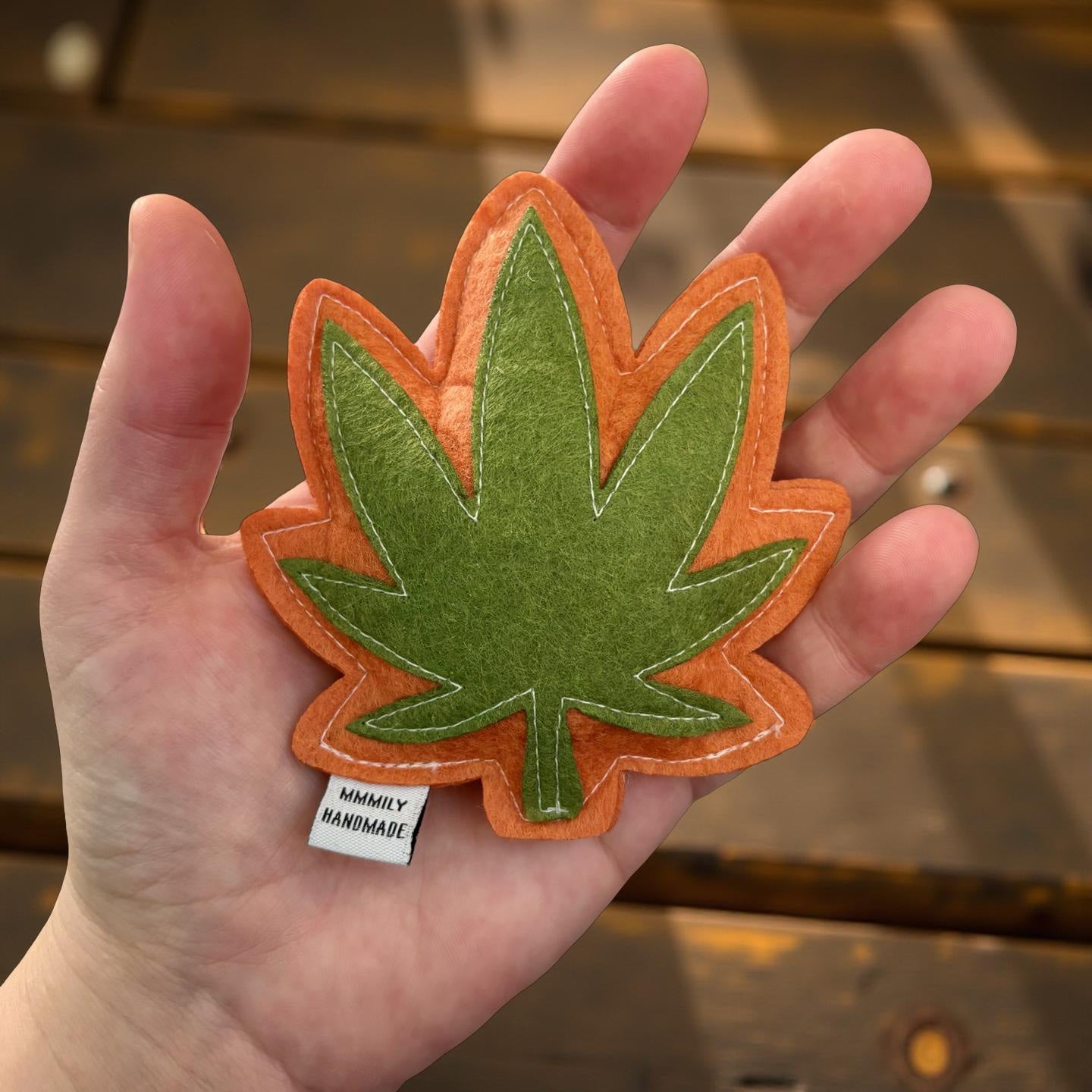 Weed Leaf Catnip Toy