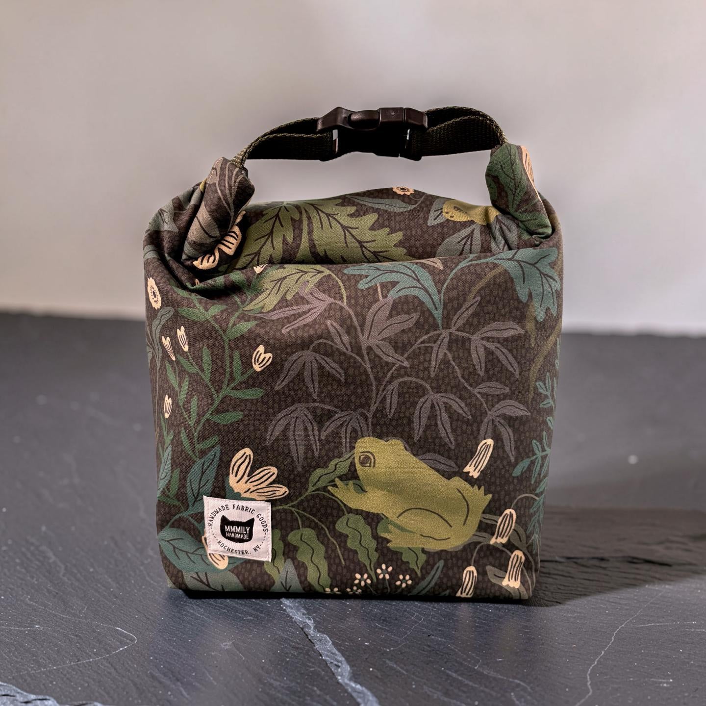 Floral Frog Lunch Bag