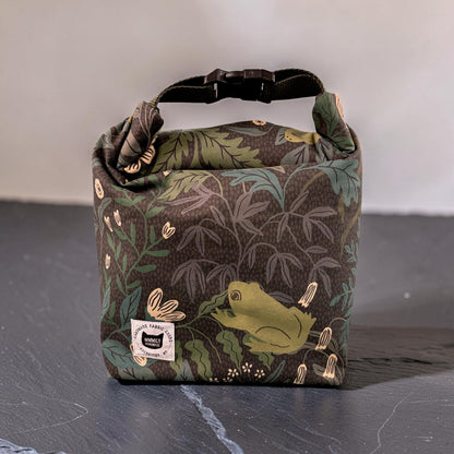 Floral Frog Lunch Bag