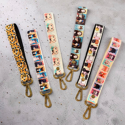 Cat Lover Wristlet Strap