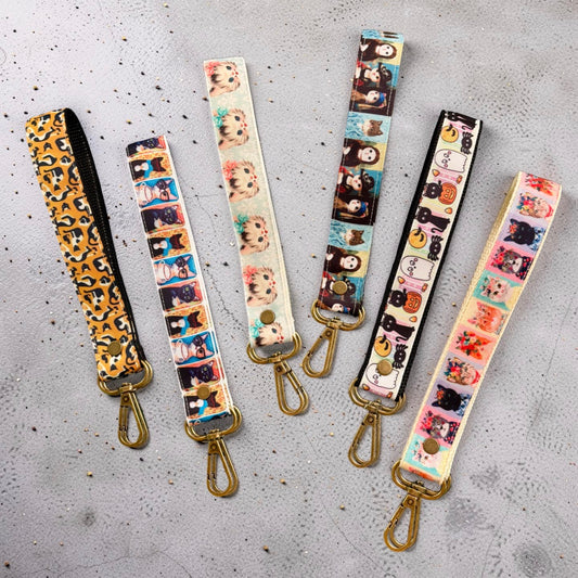 Cat Lover Wristlet Strap