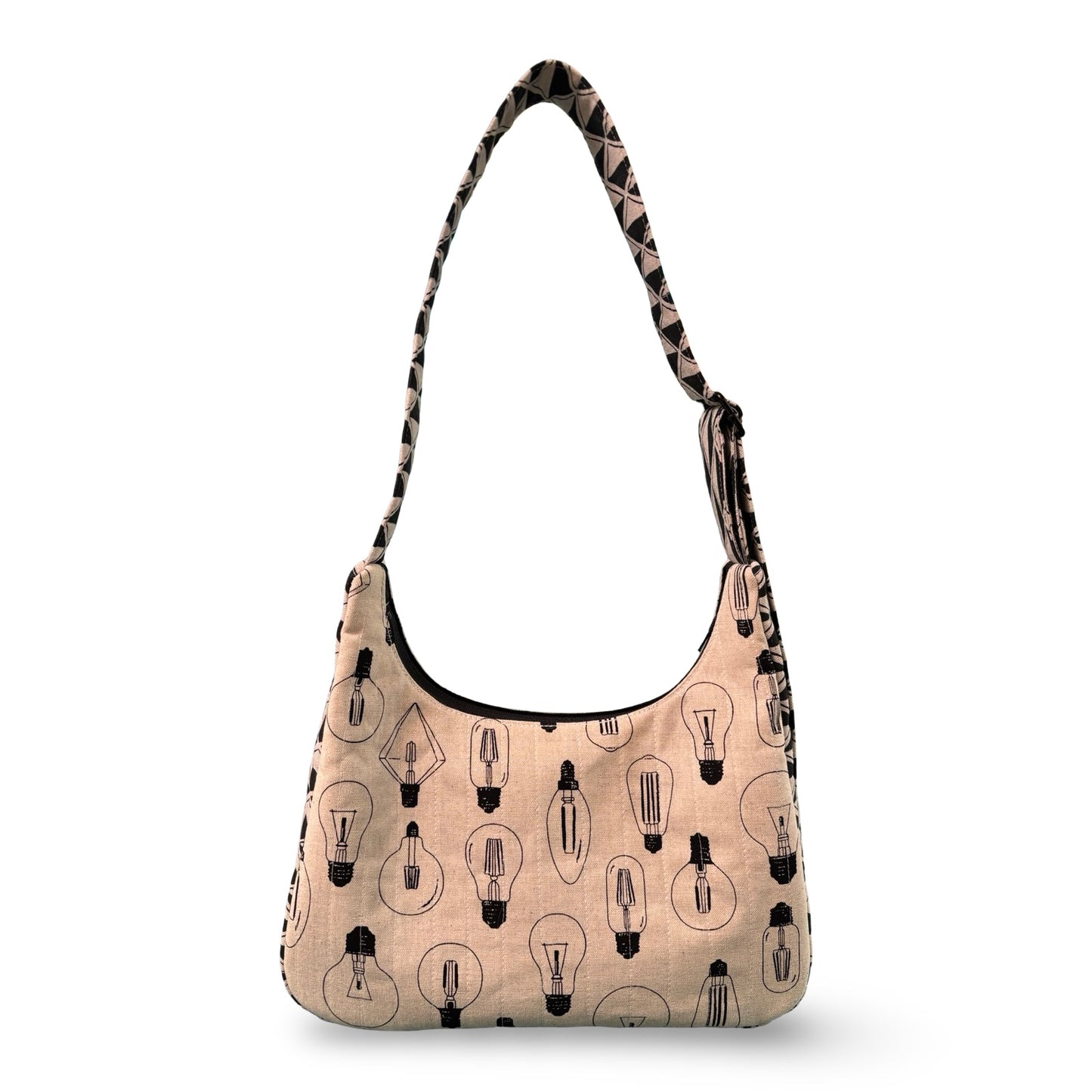 Light Bulbs Crescent Bag