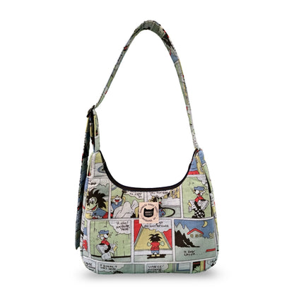 Vintage Comic Crescent Bag