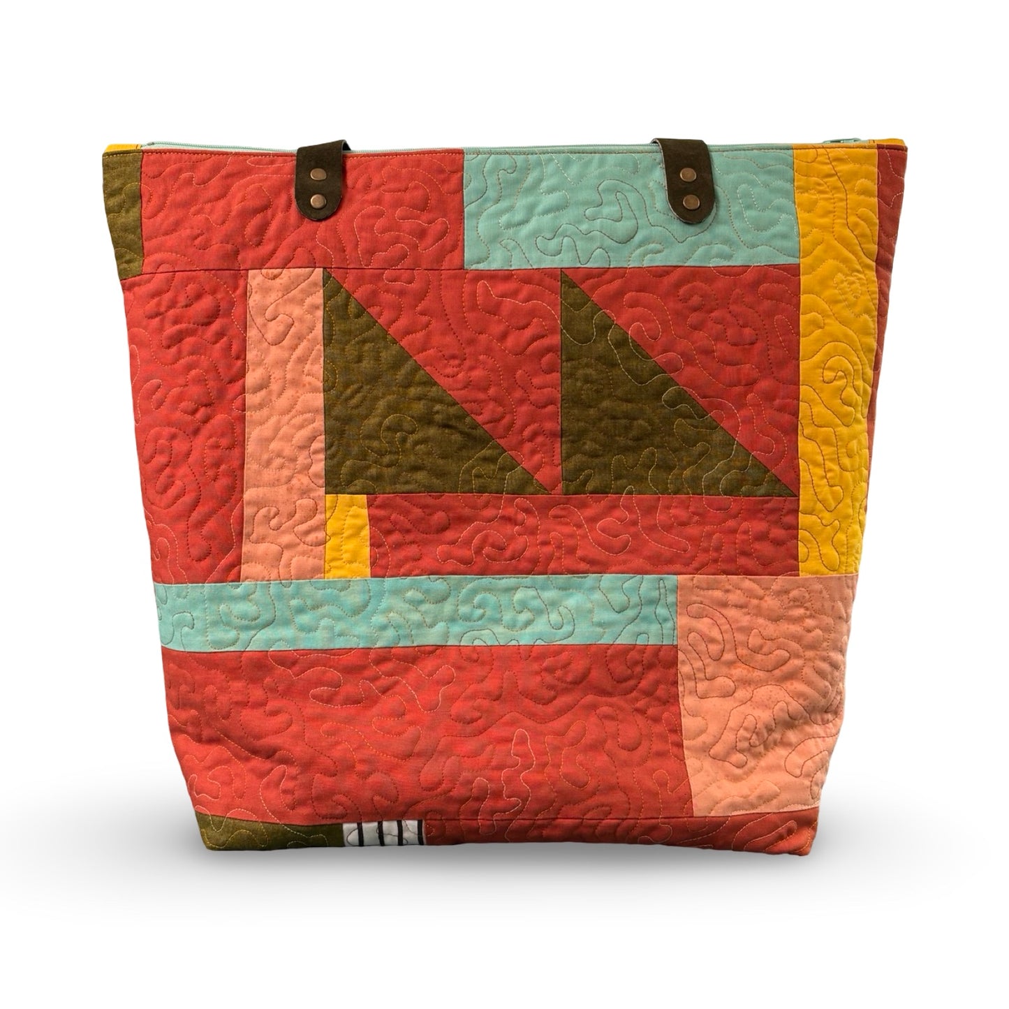 Golden Hour Quilted Tote