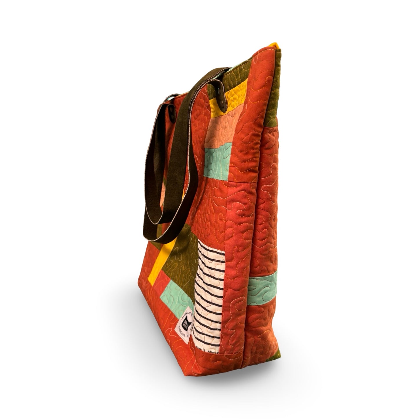Golden Hour Quilted Tote