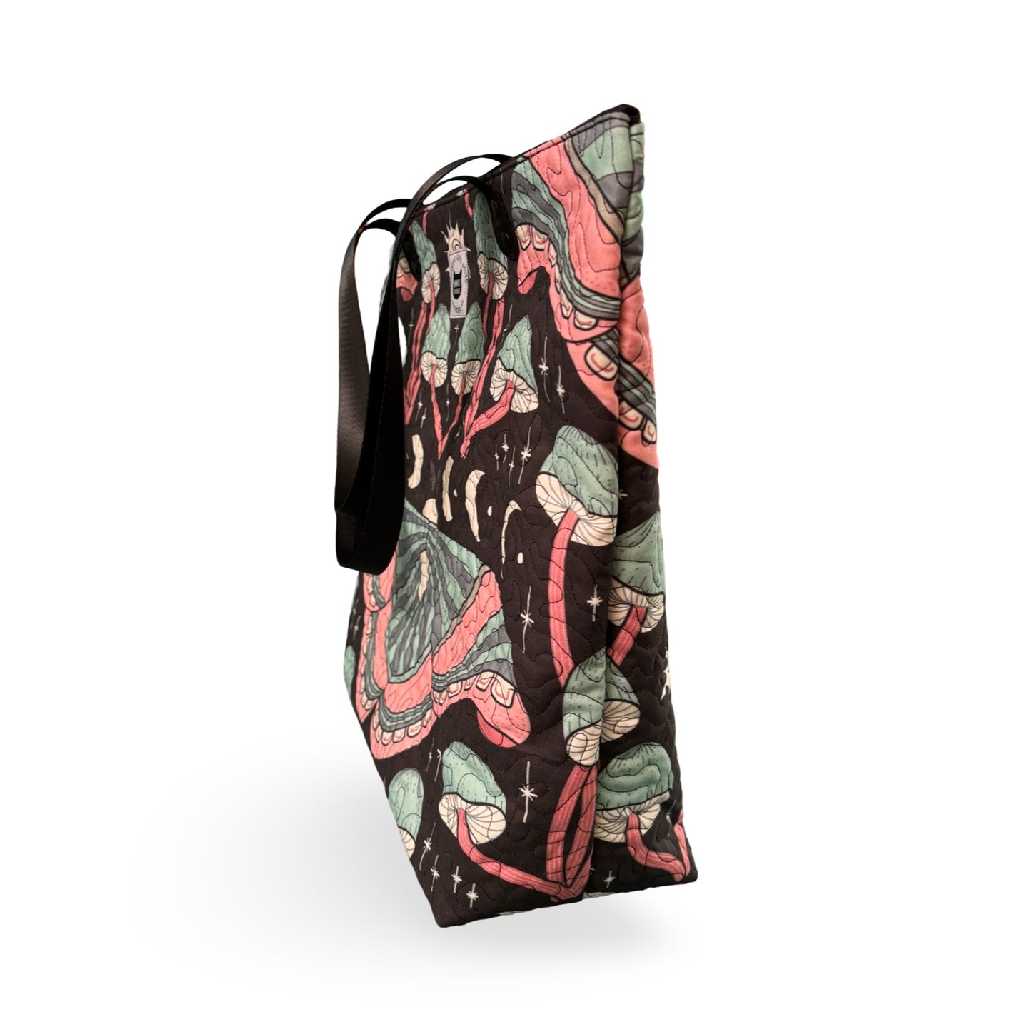 Moon Garden Quilted Tote