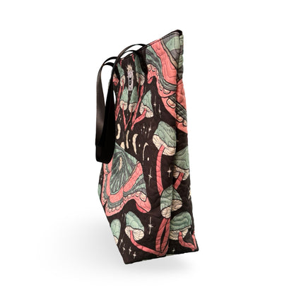 Moon Garden Quilted Tote