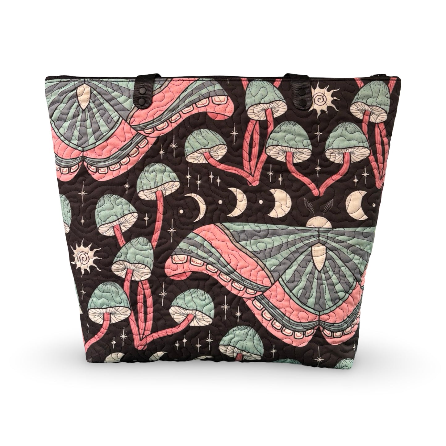 Moon Garden Quilted Tote