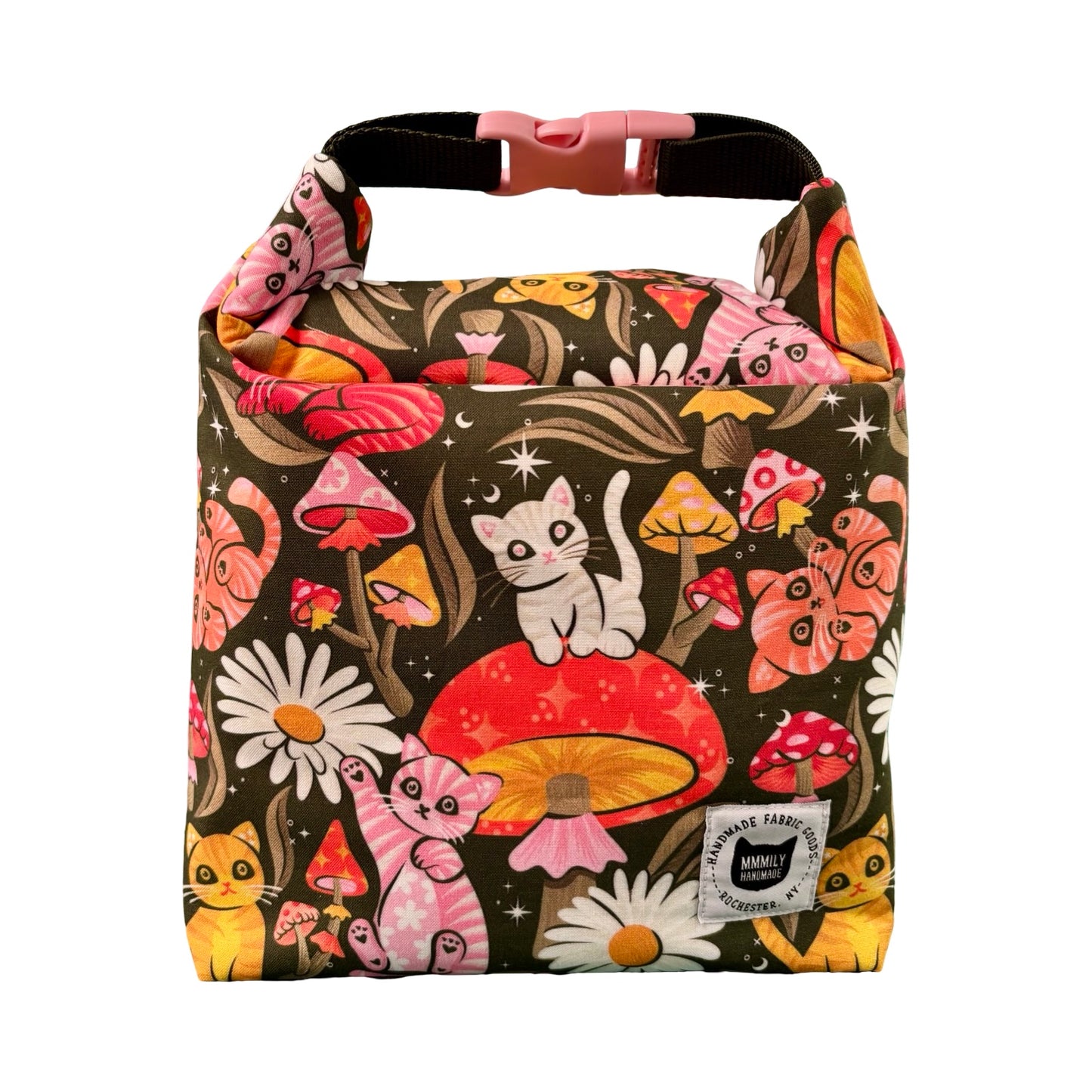 Cats & Mushrooms Lunch Bag