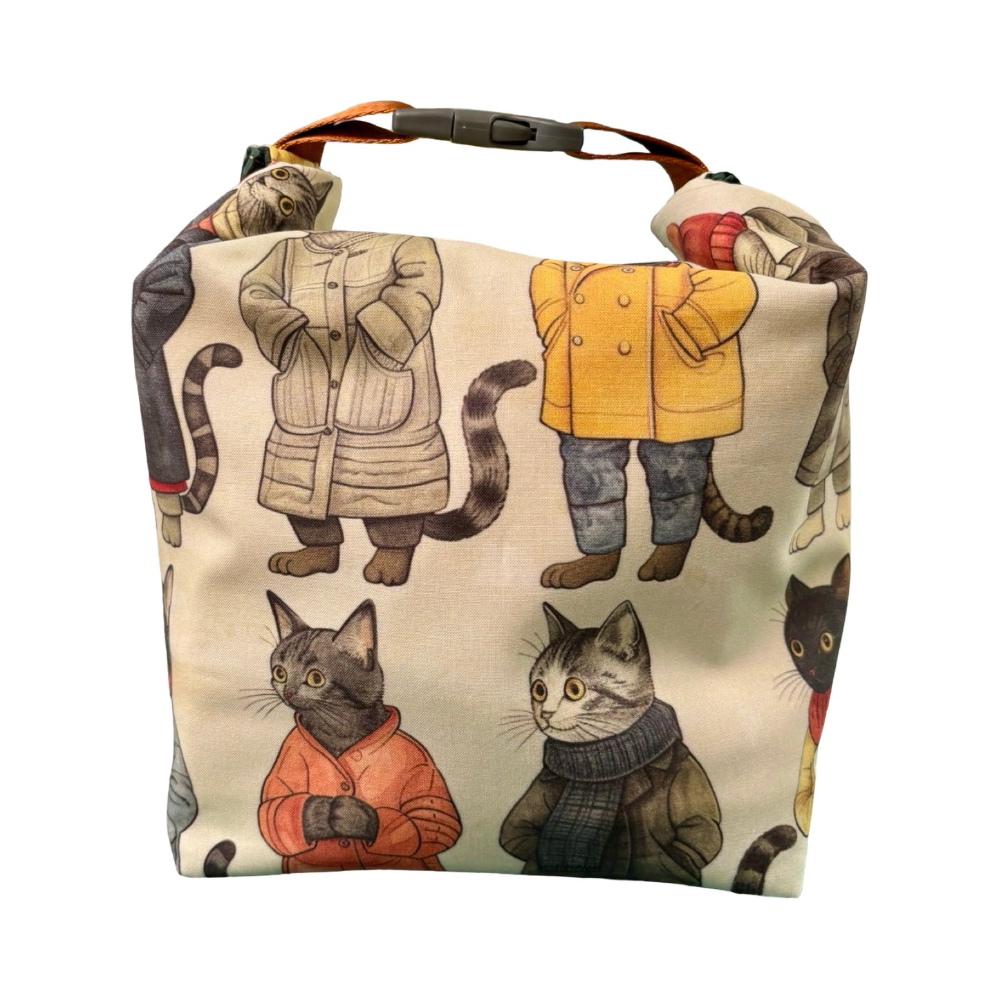 Cats in Coats Lunch Bag