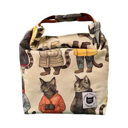 Cats in Coats Lunch Bag