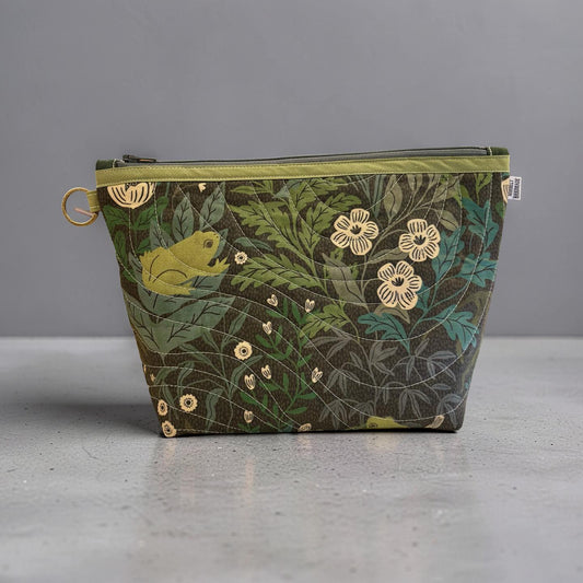 Floral Frog Toiletry Case