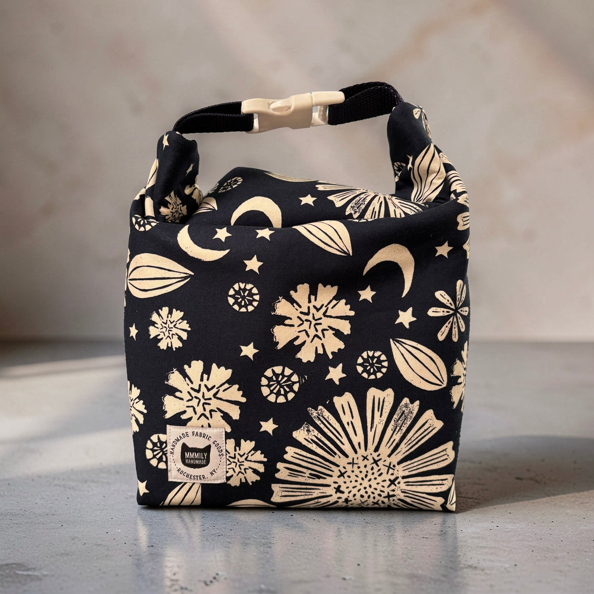 Flowers and Moons Lunch Bag