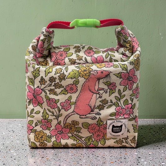 Floral Rat Lunch Bag