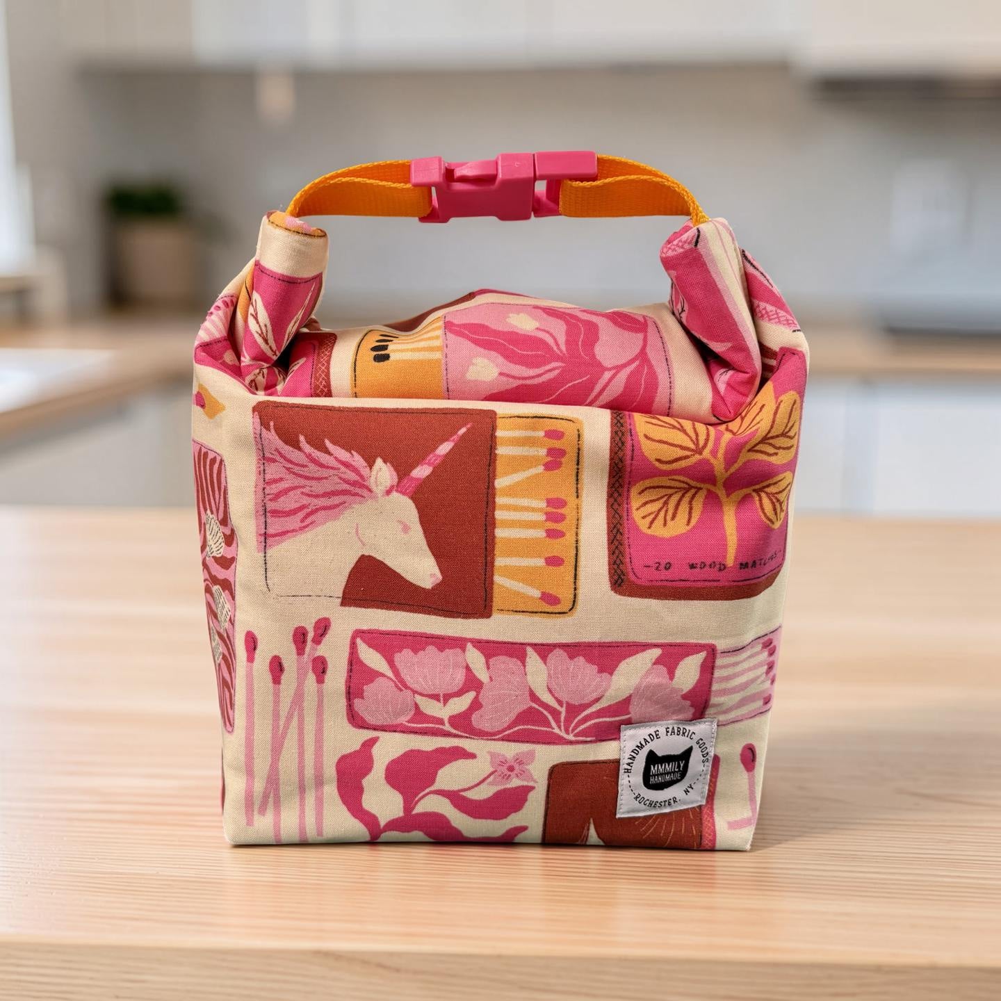 Pink Matchbooks Lunch Bag