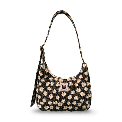 Scattered Daisies Crescent Bag