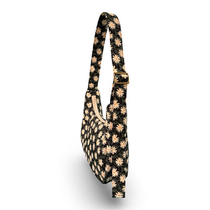 Scattered Daisies Crescent Bag