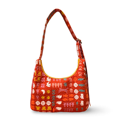 Funky Charms Crescent Bag