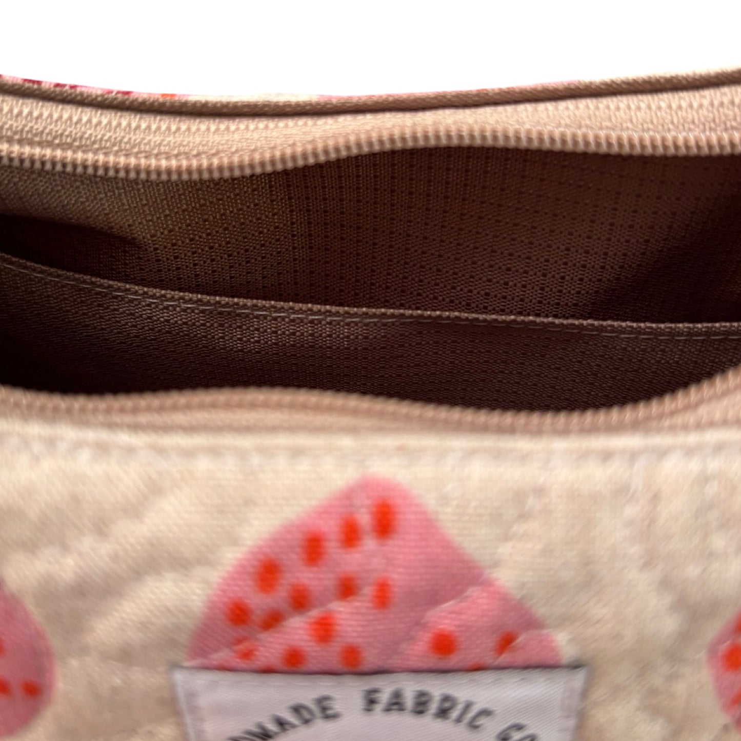 Strawberries Crescent Bag