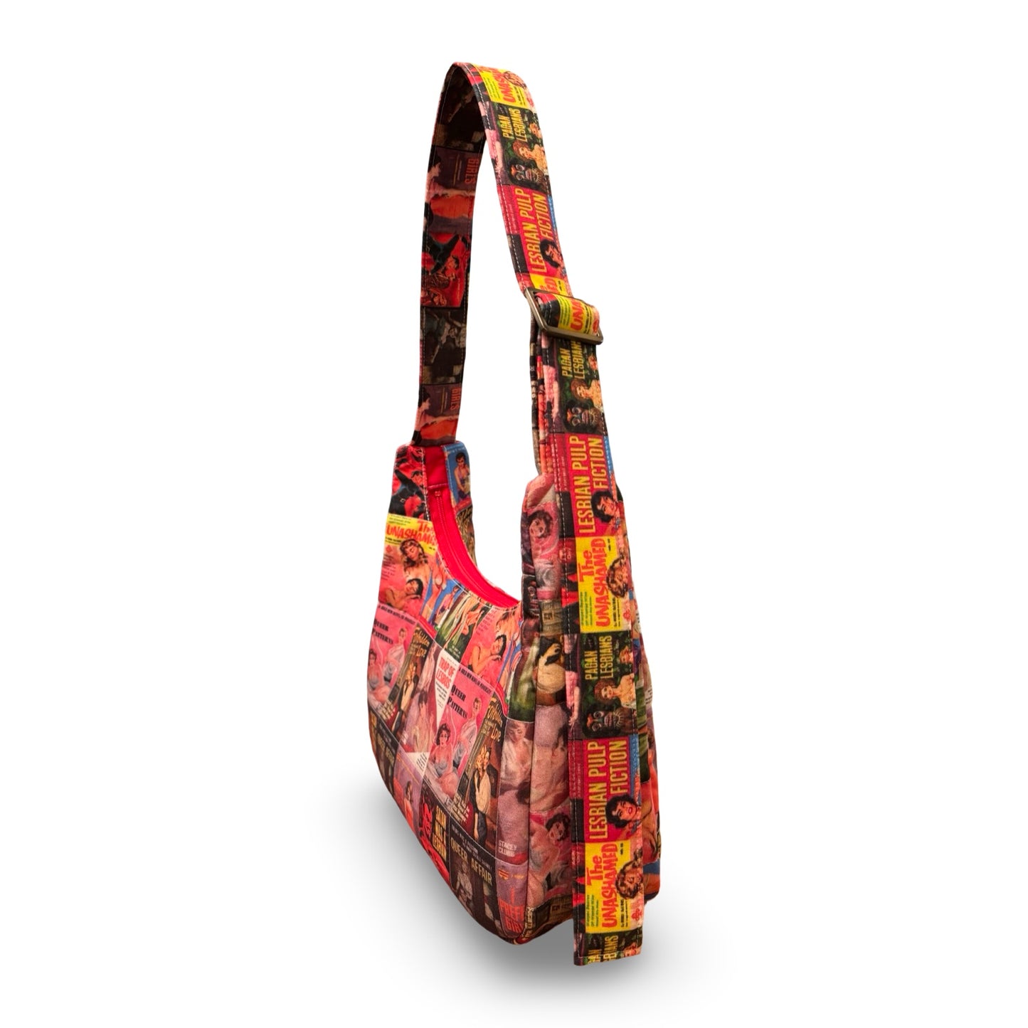 Lesbian Pulp Fiction Crescent Bag