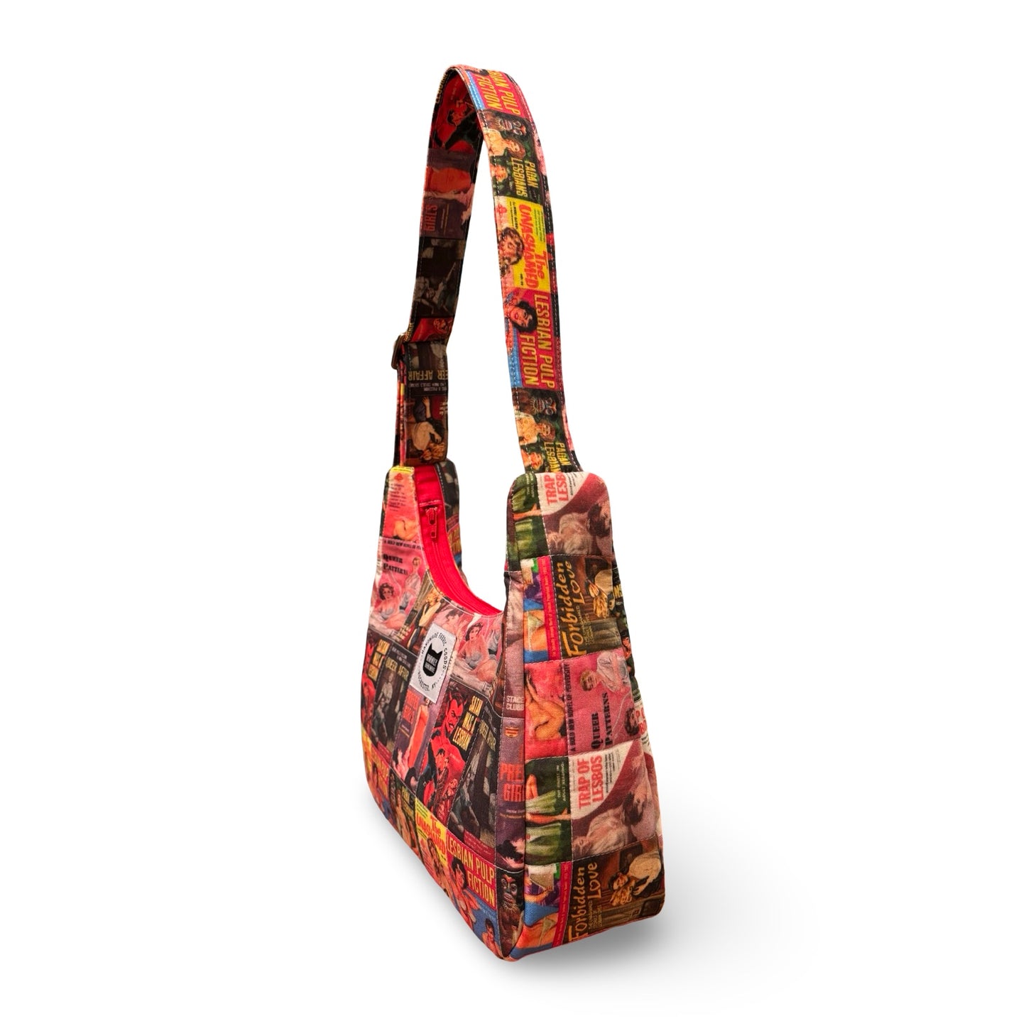 Lesbian Pulp Fiction Crescent Bag