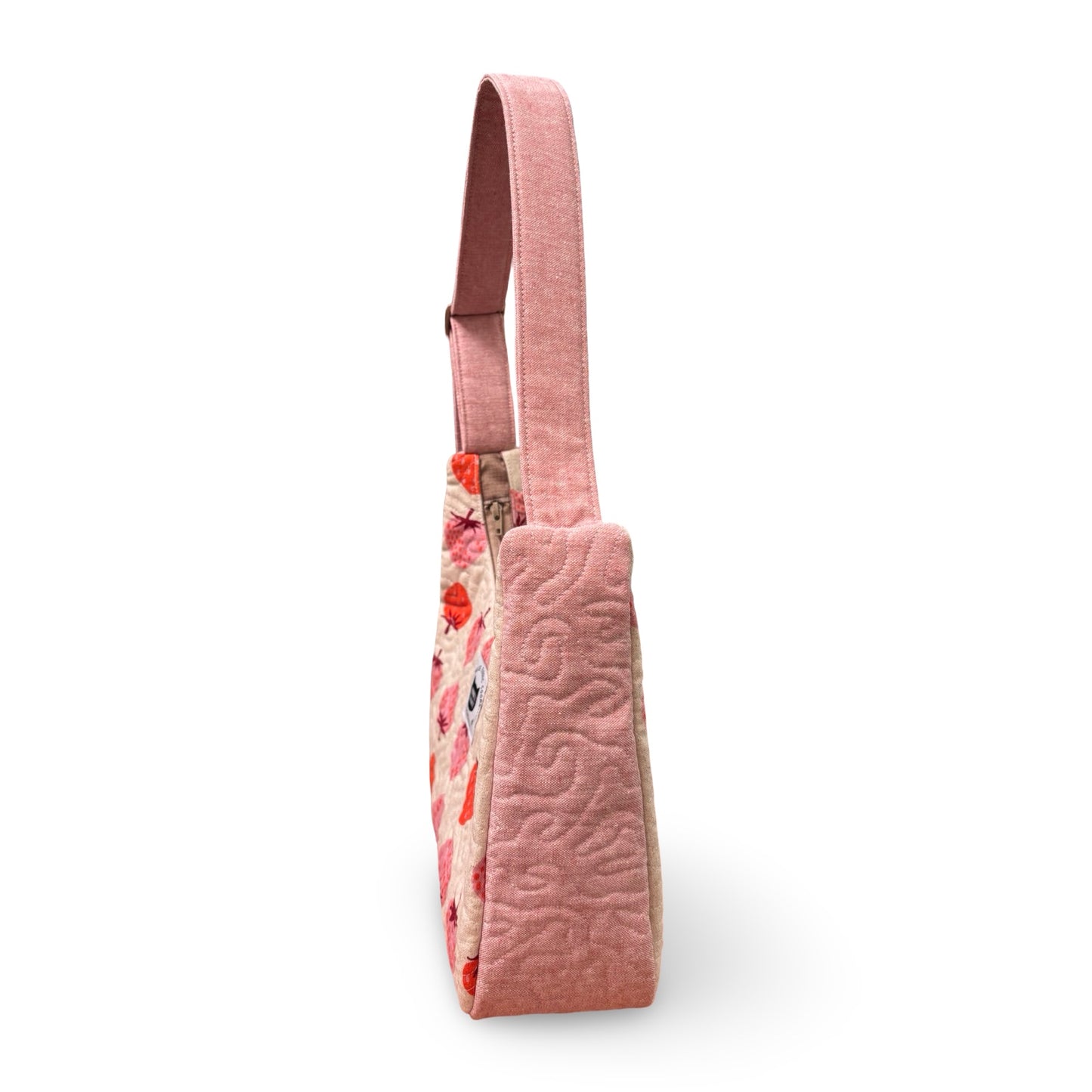 Strawberries Crescent Bag