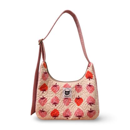 Strawberries Crescent Bag