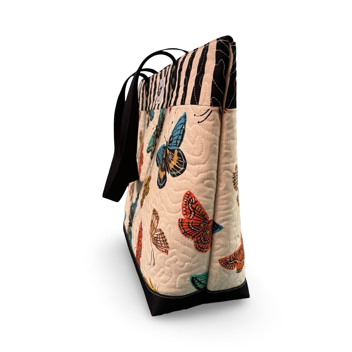 Butterflies Quilted Tote