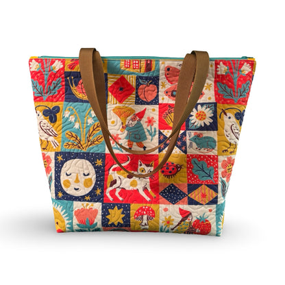 Folktales Quilted Tote