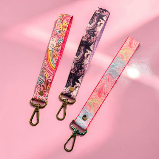 Abstract Wristlet Strap