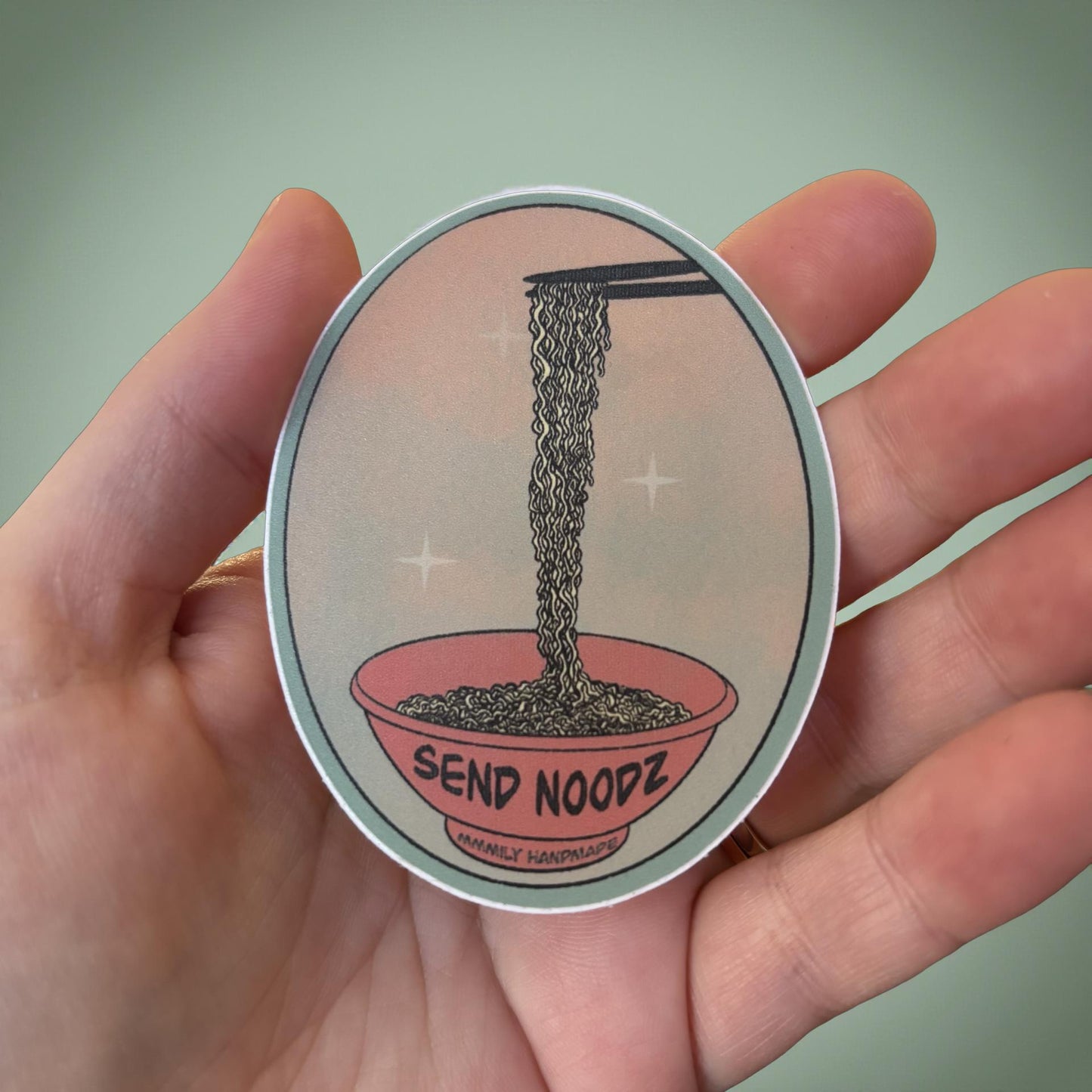 Send Noodz Vinyl Sticker