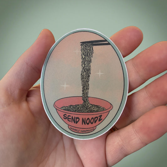 Send Noodz Vinyl Sticker