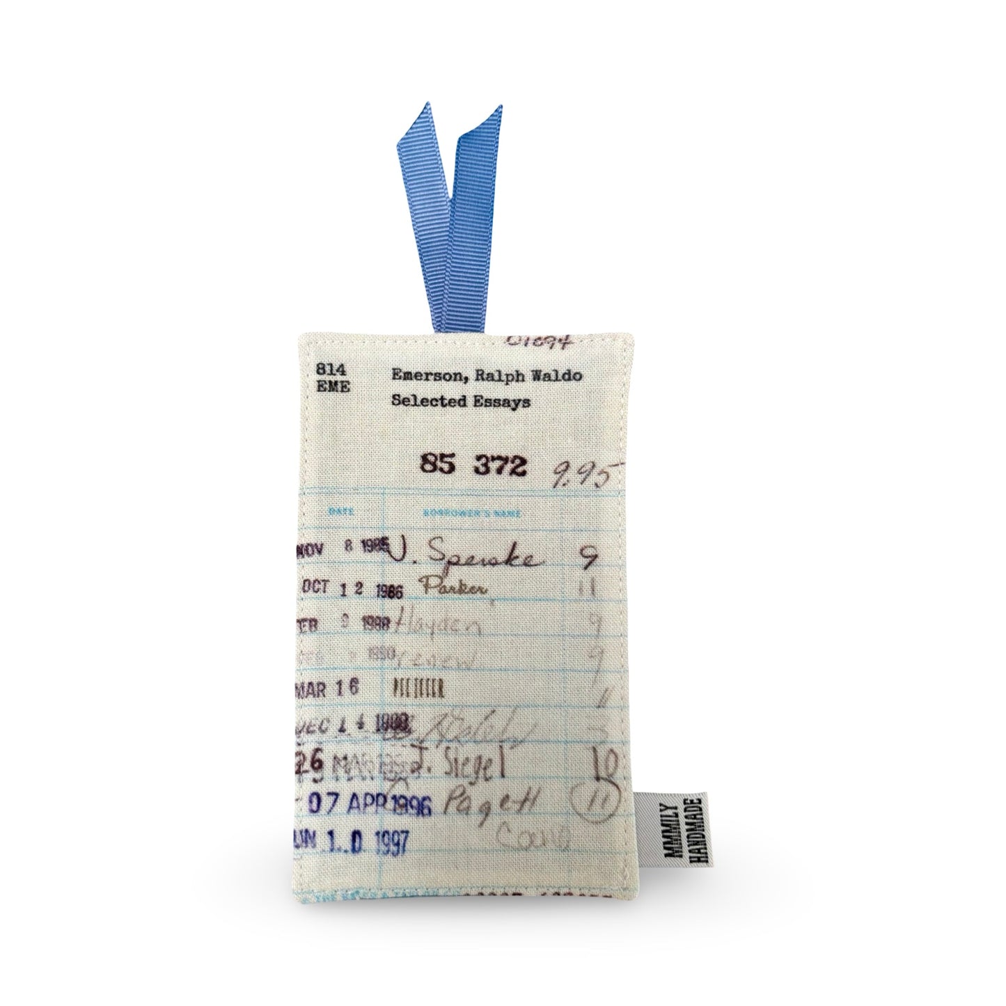 Library Card Bookmarks