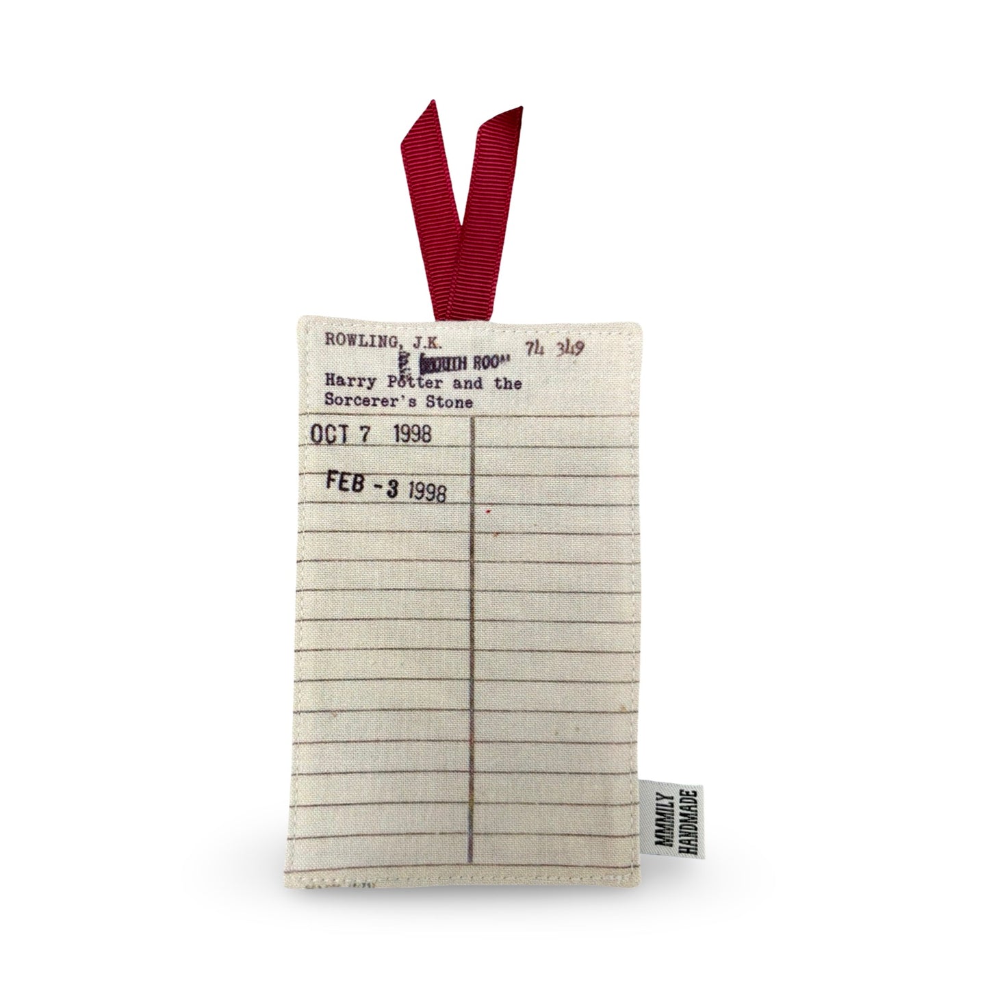 Library Card Bookmarks