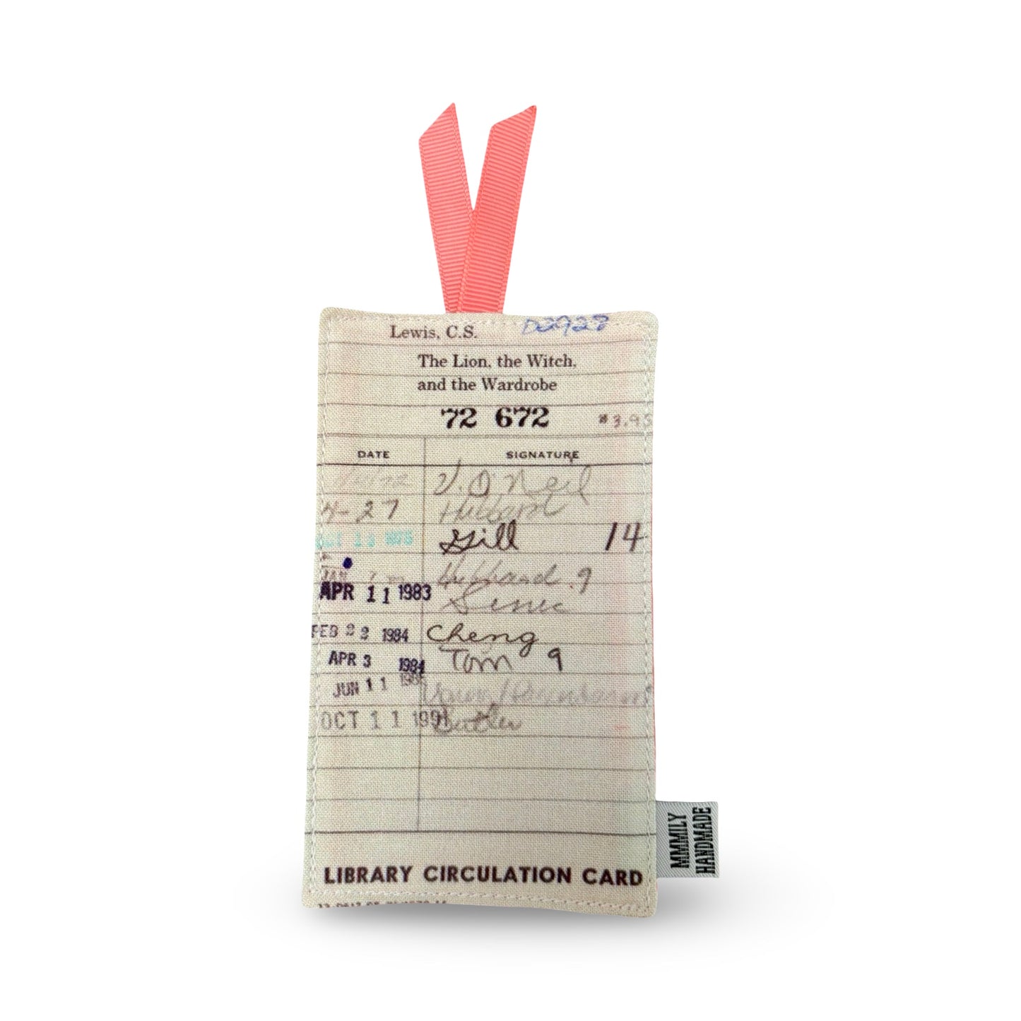Library Card Bookmarks