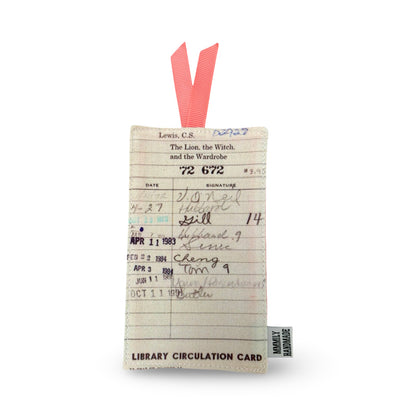 Library Card Bookmarks