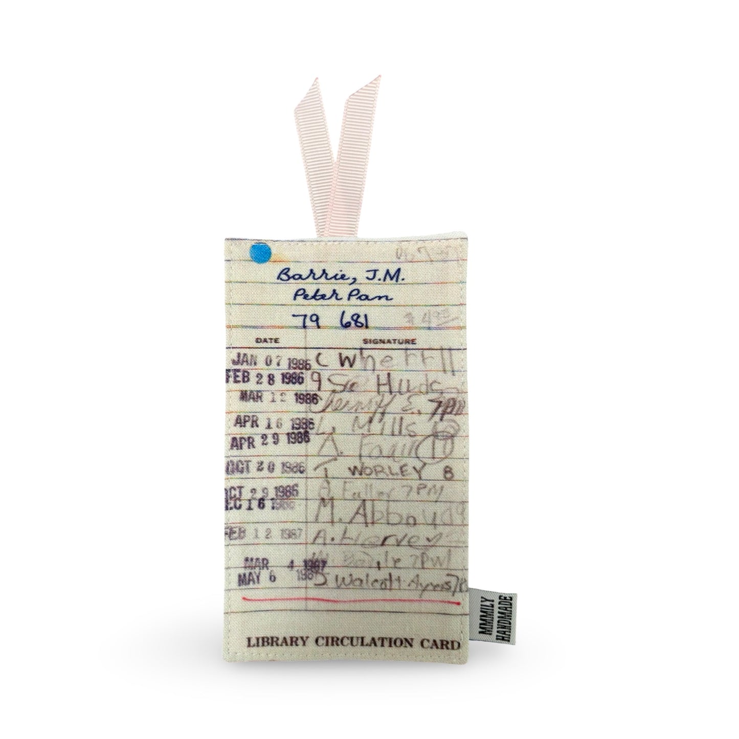 Library Card Bookmarks