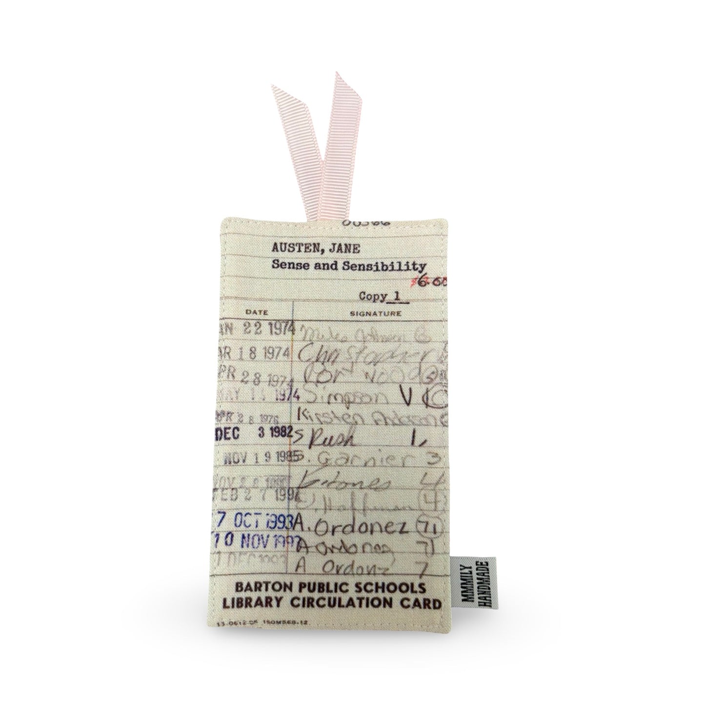 Library Card Bookmarks