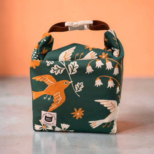 Floral Birds Lunch Bag