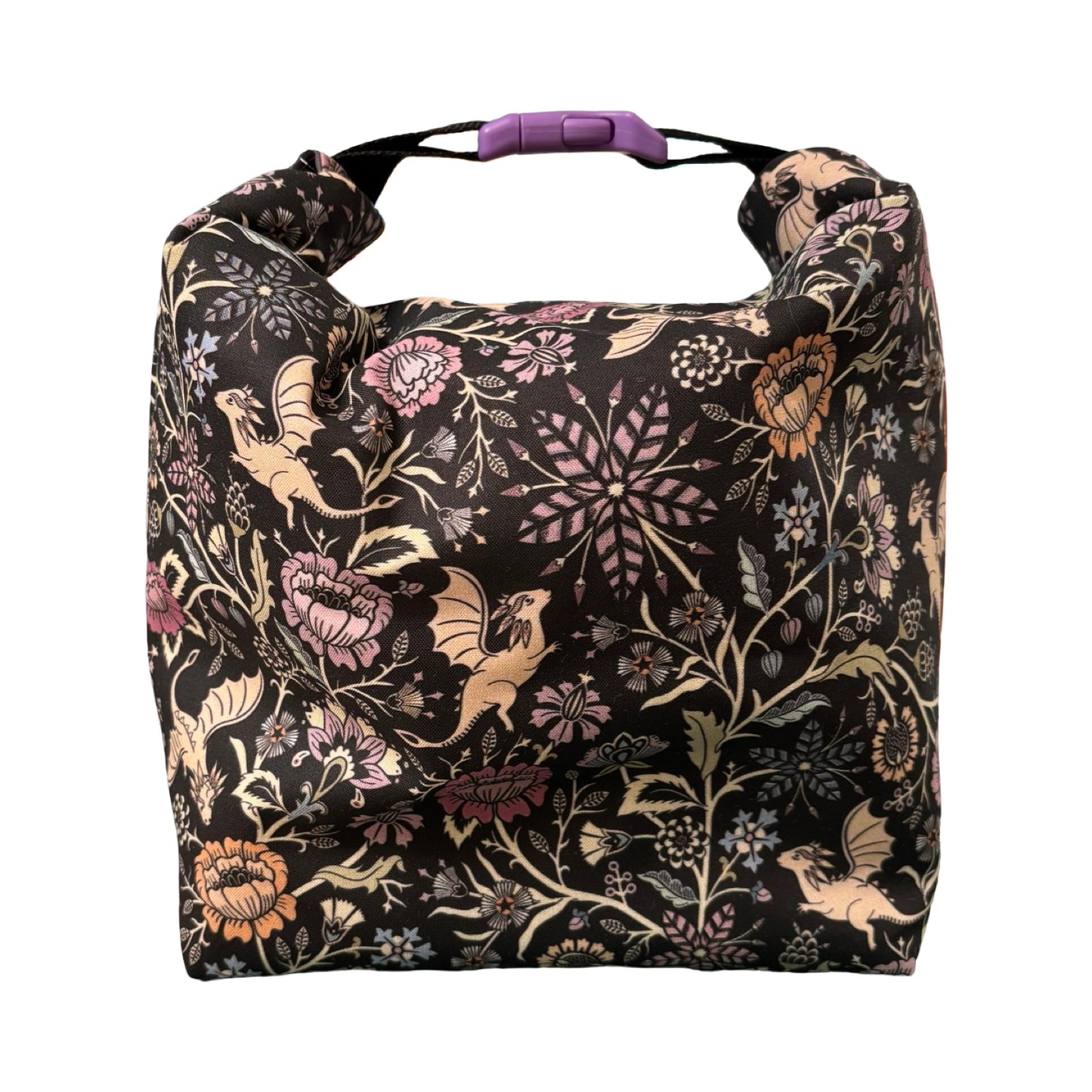 Floral Dragons Lunch Bag