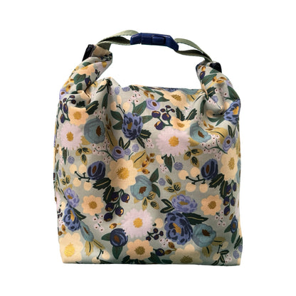 Blue Floral Lunch Bag