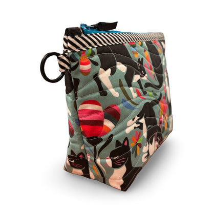 Funky Tuxedo Cats Toiletry Case