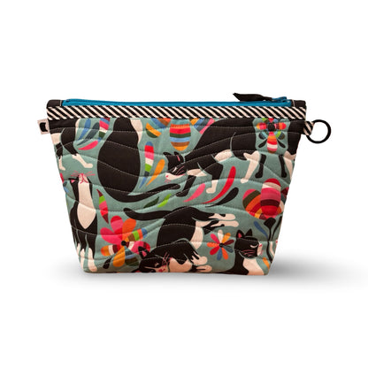 Funky Tuxedo Cats Toiletry Case