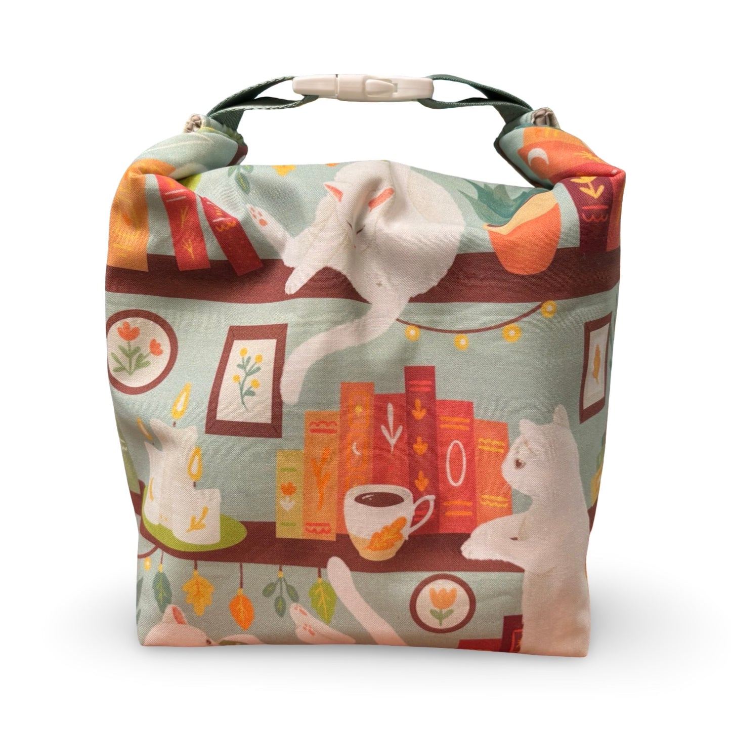 Library Cats Lunch Bag