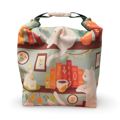 Library Cats Lunch Bag