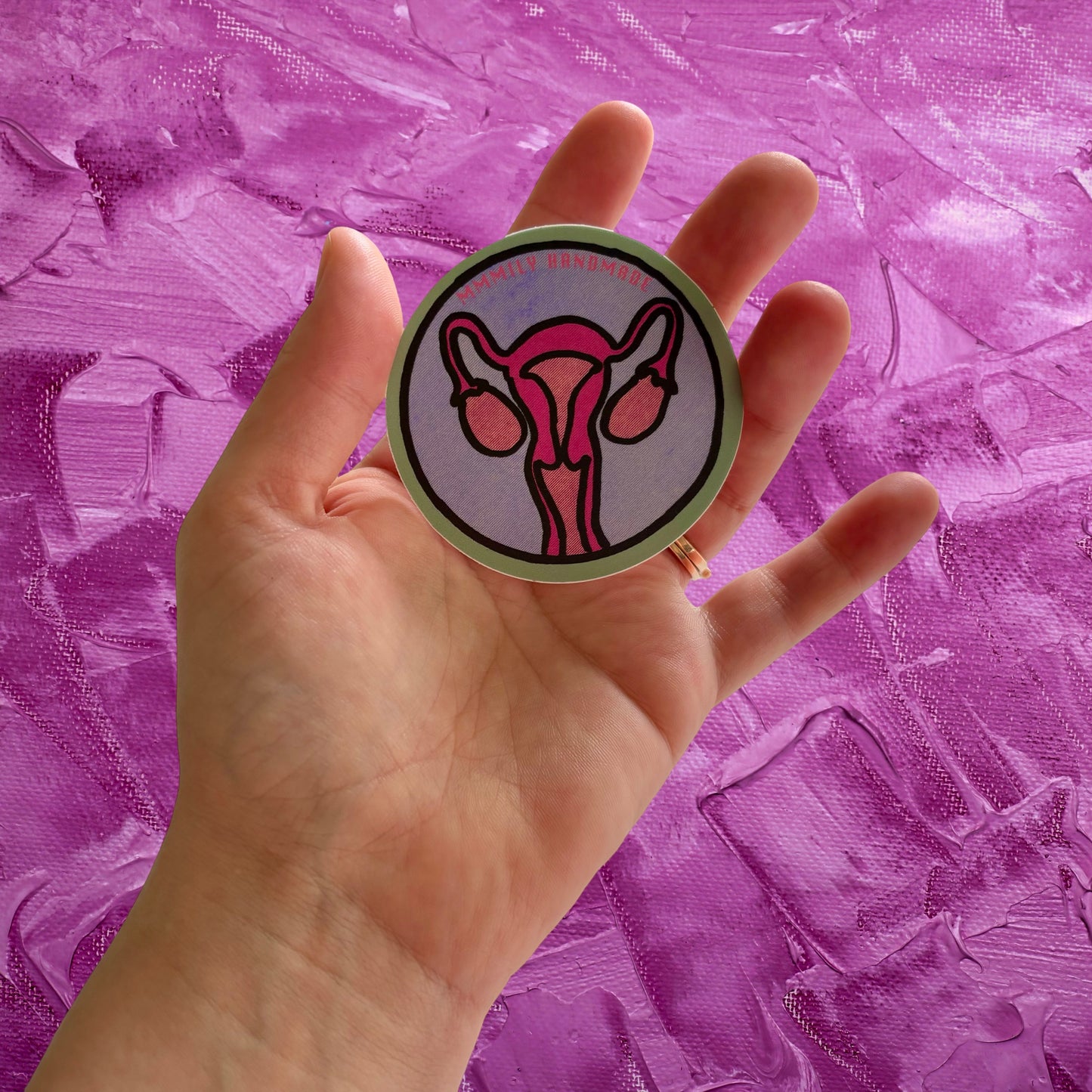 Uterus Vinyl Sticker