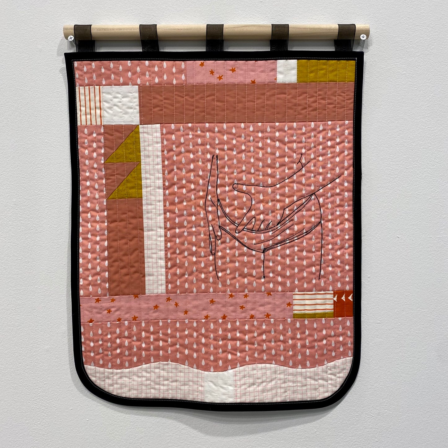 "After the Lights Go Out" Quilted Wall Hanging