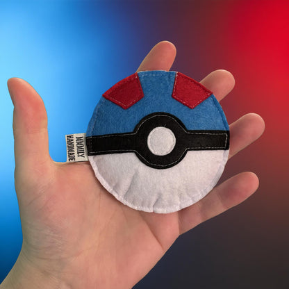 Pokeball Catnip Toy