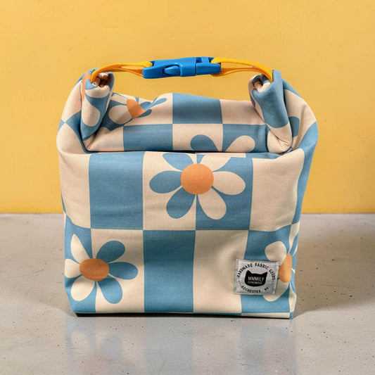 Checkered Daisy Lunch Bag