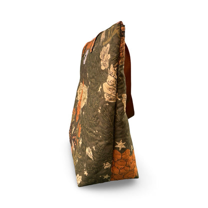 Enchanted Woodland Bees Quilted Tote